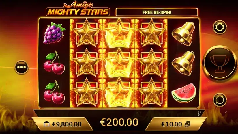 Amigo Mighty Stars slot screenshot 5