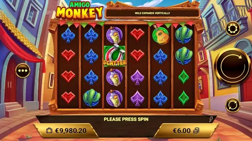Amigo Monkey slot screenshot 1