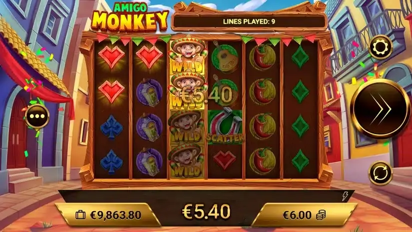Amigo Monkey slot screenshot 4