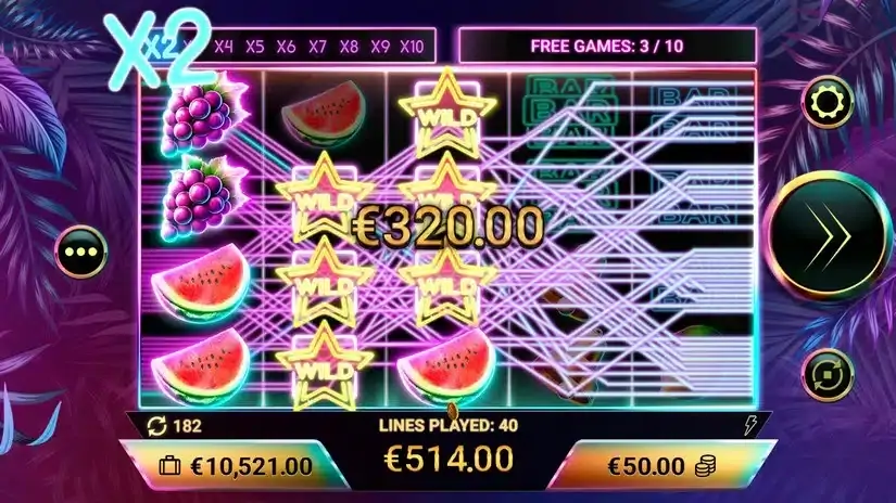 Amigo Multifruits slot screenshot 6