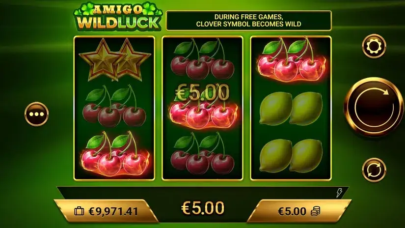 Amigo Wild Luck slot screenshot 1