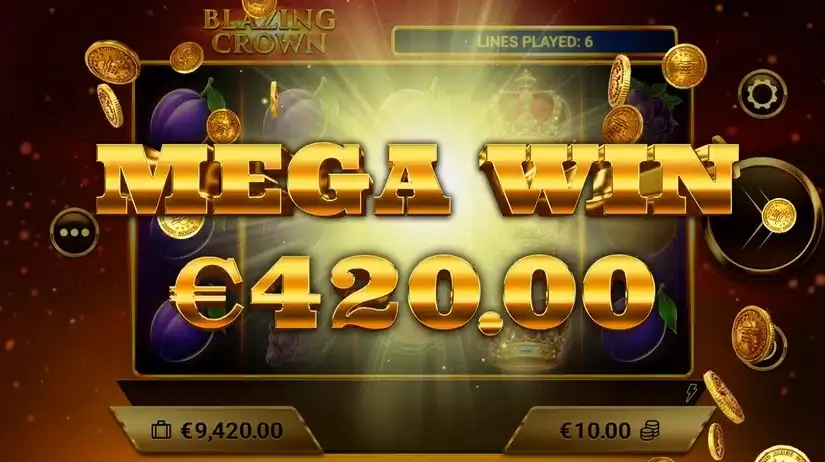 Blazing Crown slot screenshot 5