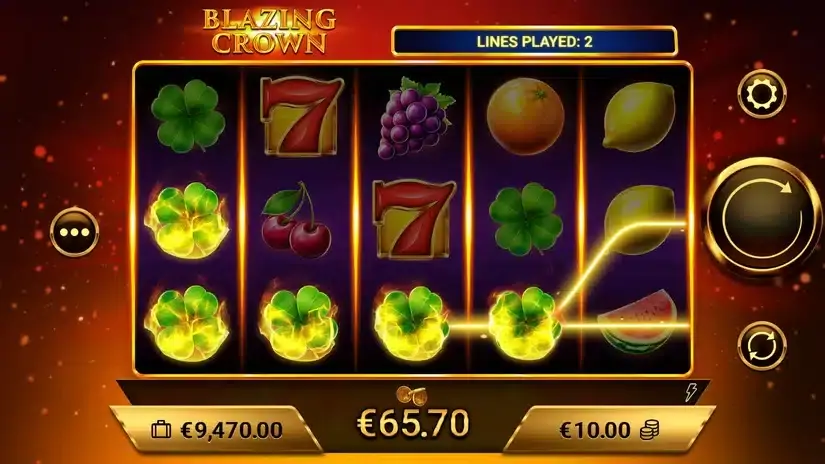 Blazing Crown slot screenshot 3