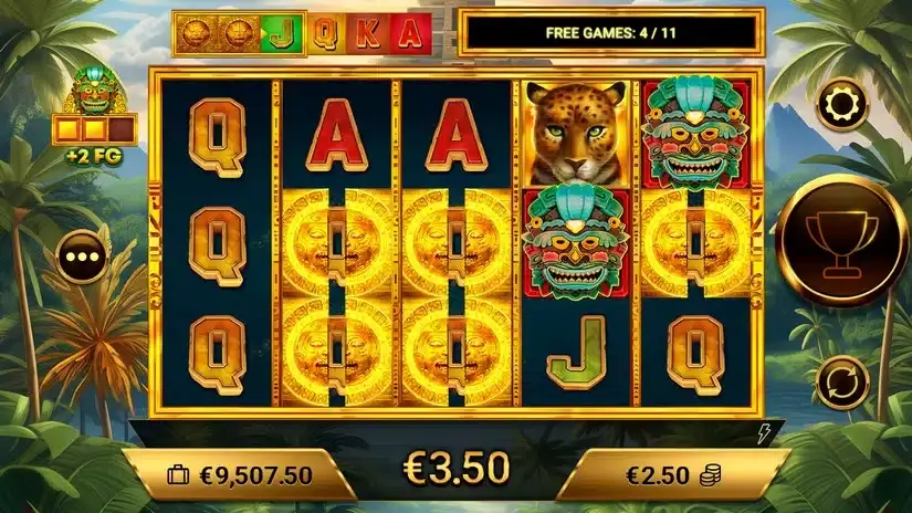 Jaguar Treasures slot screenshot 6