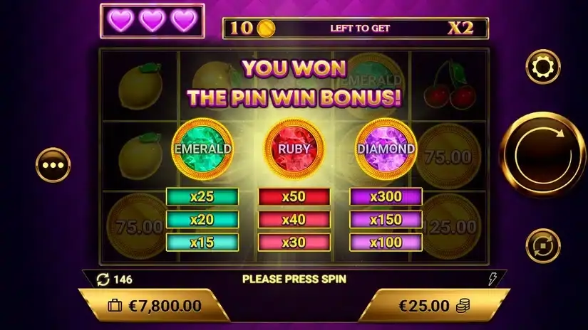 Regal Crown 25 slot screenshot 5