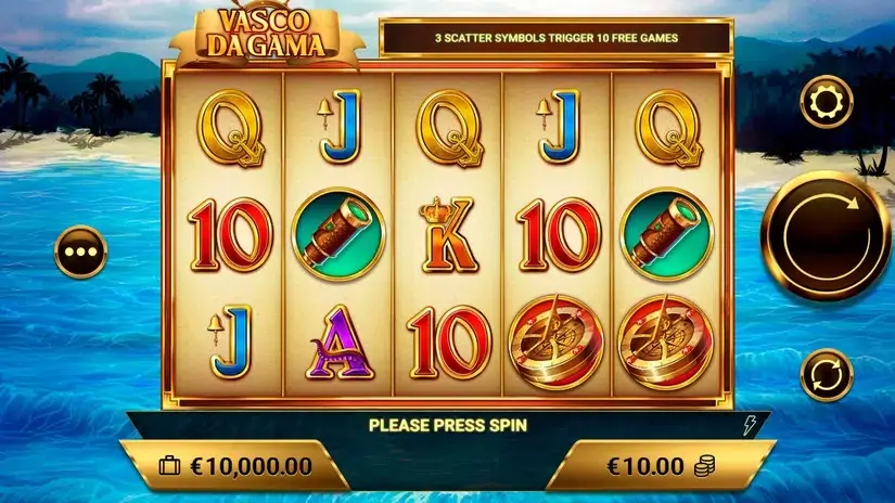 Vasco Da Gama slot screenshot 1