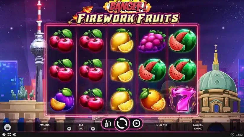 Banger! Firework Fruits slot screenshot 1