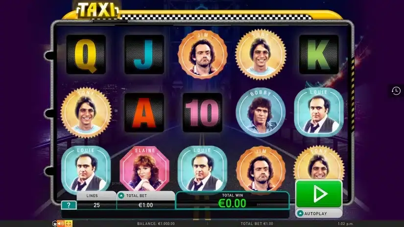 Taxi slot screenshot 1