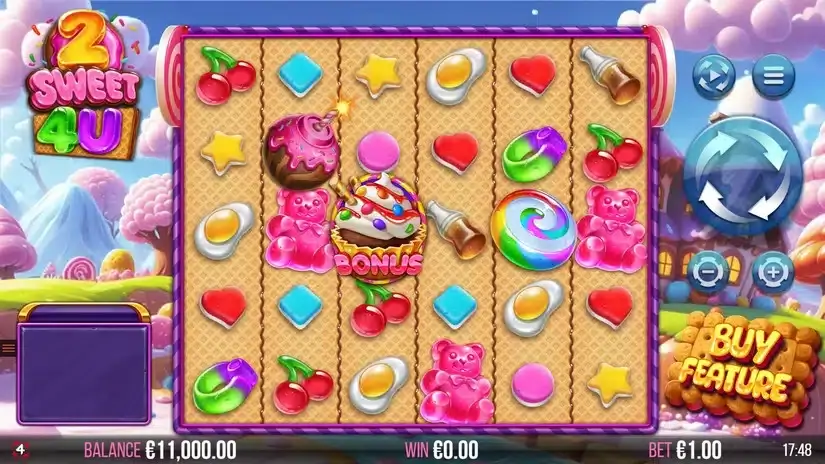 2 Sweet 4 U slot screenshot 1