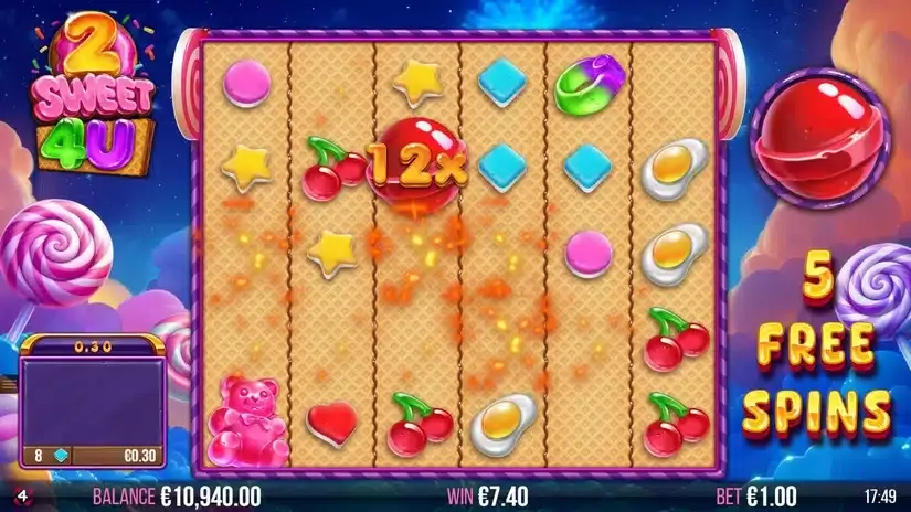 2 Sweet 4 U slot screenshot 5