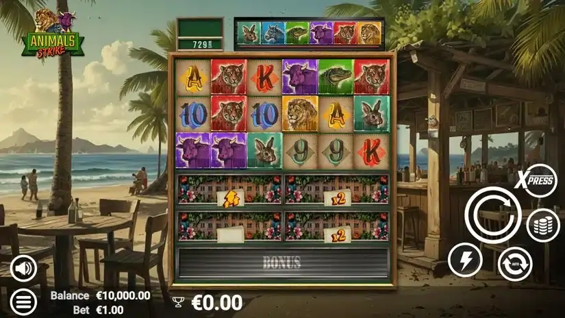 Animals Strike slot screenshot 