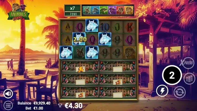 Animals Strike slot screenshot 