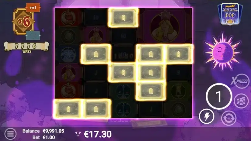 ArcanaPop slot screenshot 