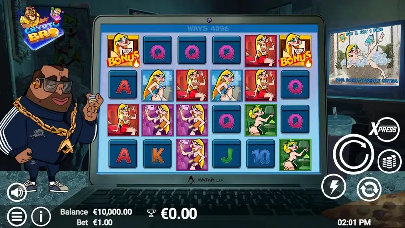 Crypto Bro slot screenshot 1