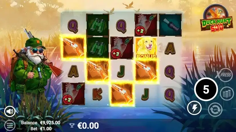 Duck Hunt 500 slot screenshot 