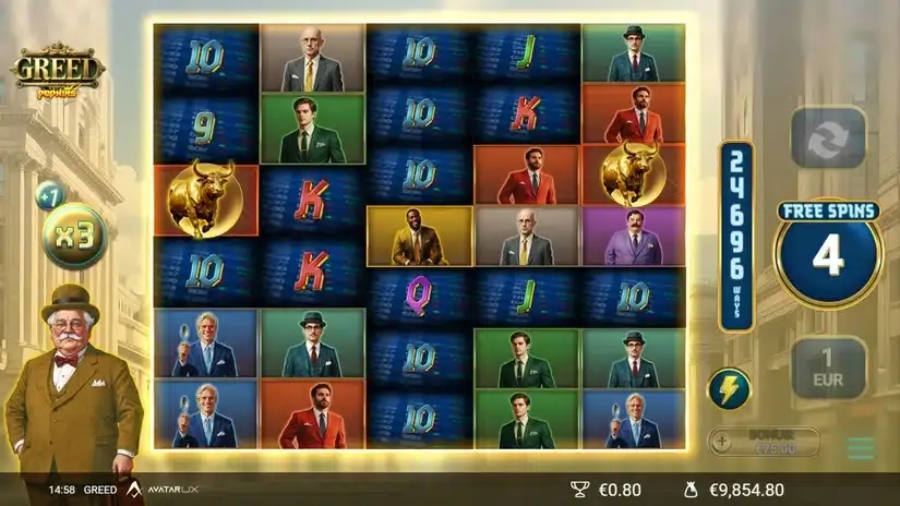Greed slot screenshot 3