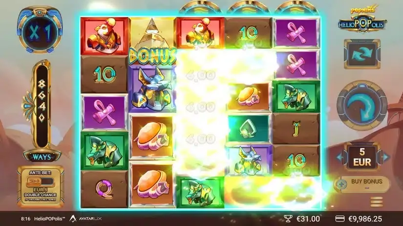 HelioPOPolis slot screenshot 3