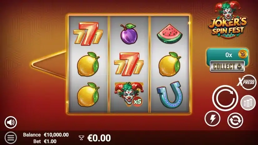 Joker’s Spin Fest slot screenshot 1