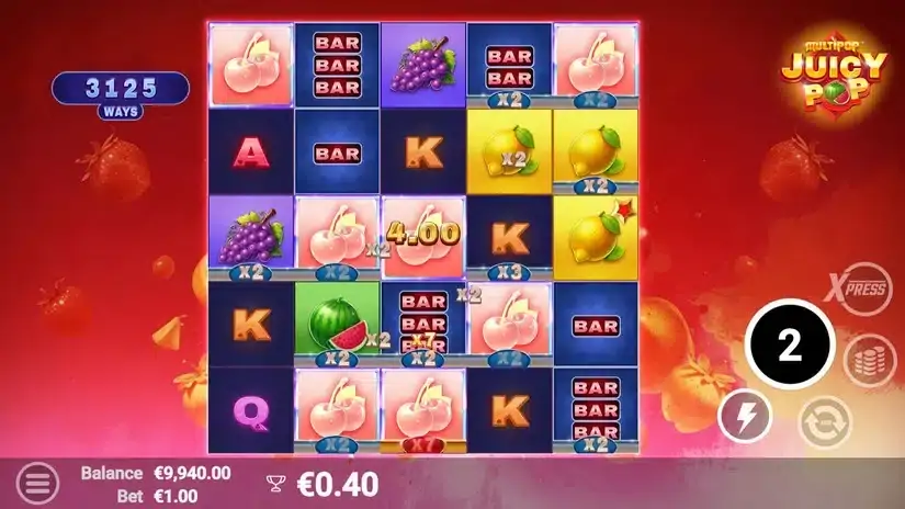 JuicyPop slot screenshot 3