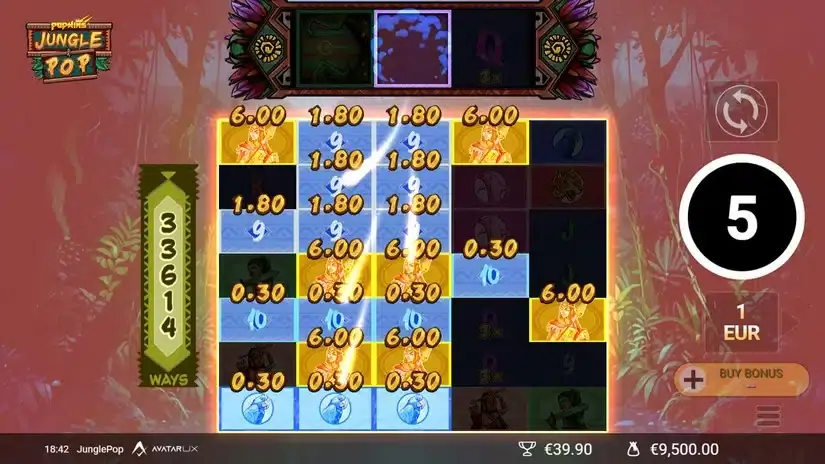 JunglePop slot screenshot 4