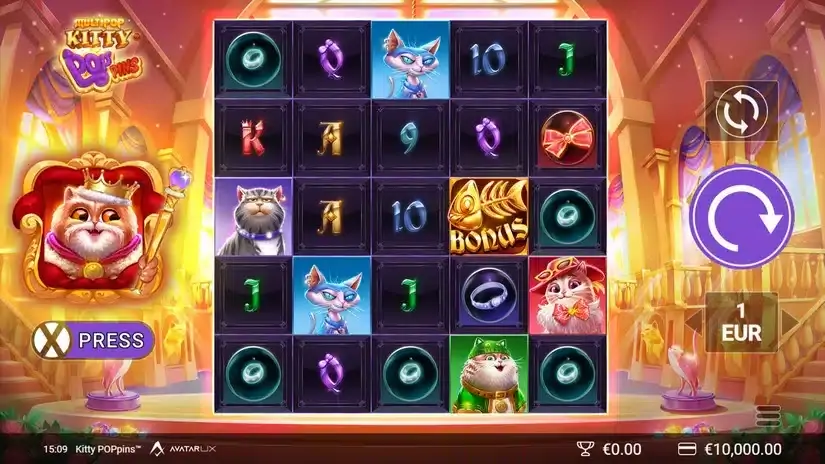 Kitty POPpins slot screenshot 