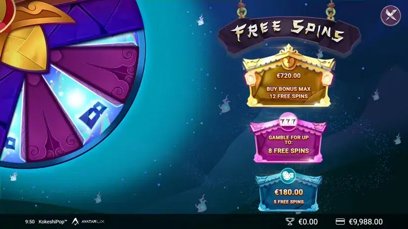 KokeshiPop slot screenshot 4