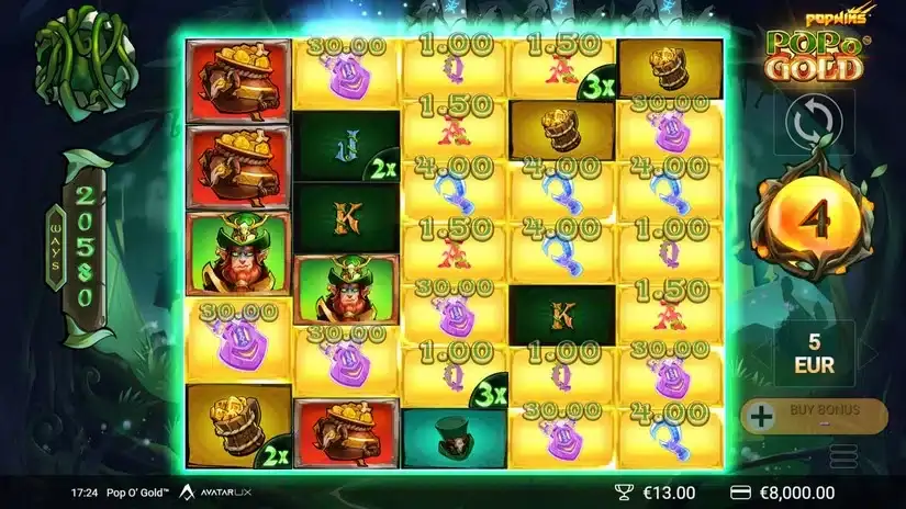 Pop O’ Gold PopWins slot screenshot 4