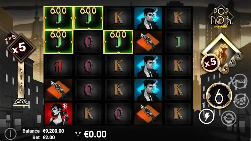 PopNoir slot screenshot 1