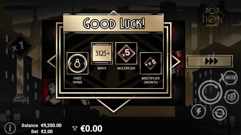 PopNoir slot screenshot 2