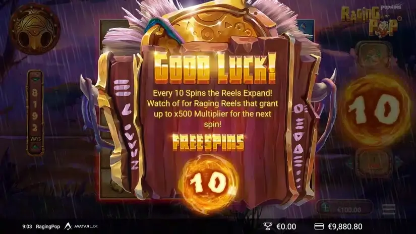 RagingPop slot screenshot 5