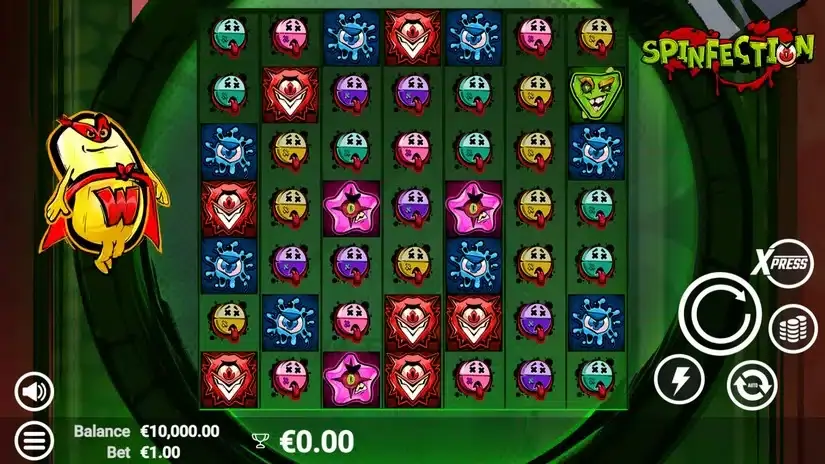Spinfection slot screenshot 