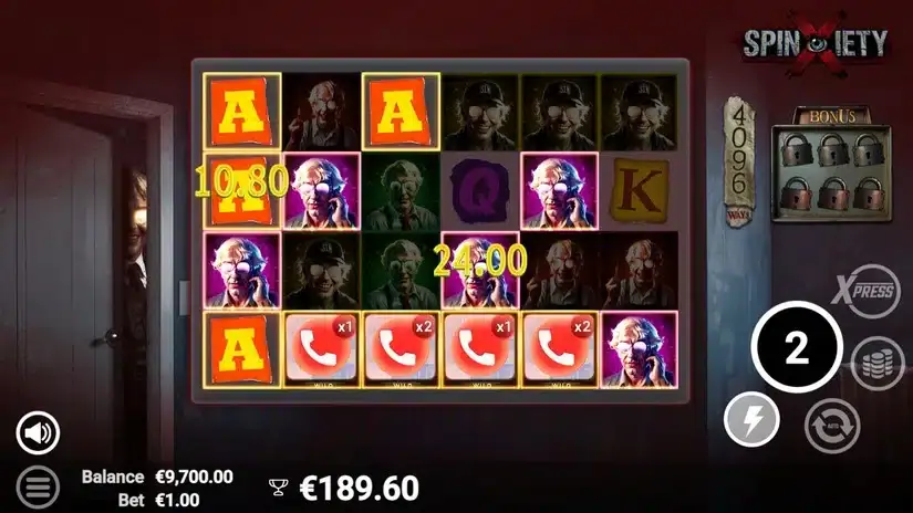 Spinxiety slot screenshot 