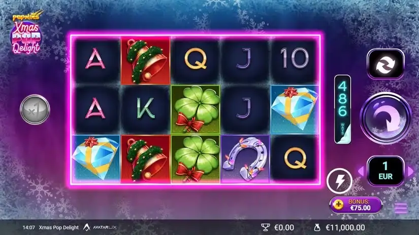 XmasPop Delight slot screenshot 1