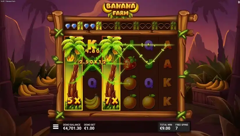 Banana Farm slot screenshot 3