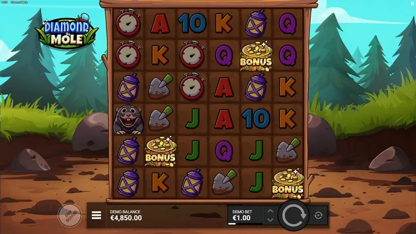 Diamond Mole slot screenshot 2