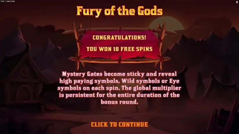 Halls of Odin slot screenshot 5