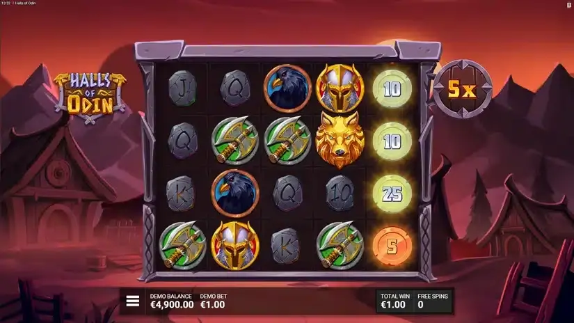 Halls of Odin slot screenshot 4