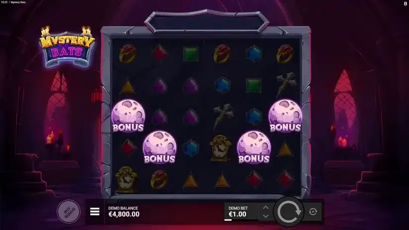 Mystery Bats slot screenshot 2