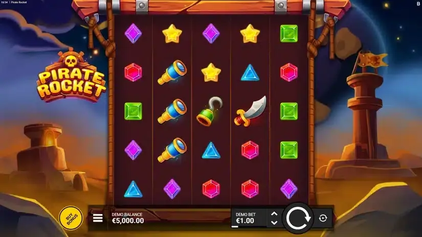 Pirate Rocket slot screenshot 