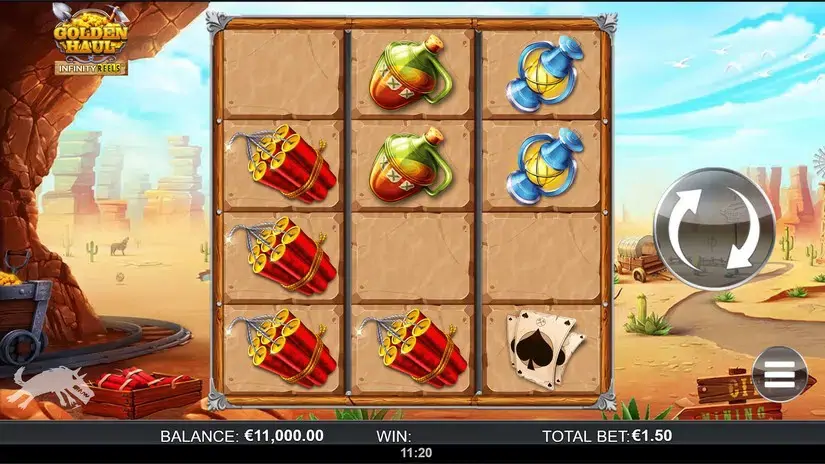 Golden Haul Infinity Reels slot screenshot 1
