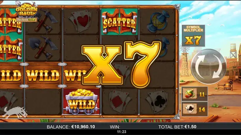Golden Haul Infinity Reels slot screenshot 5