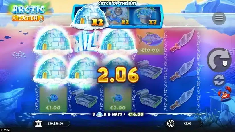 Arctic Catch slot screenshot 4