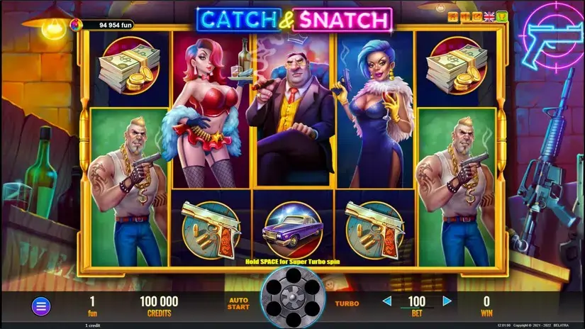 Catch & Snatch slot screenshot 1