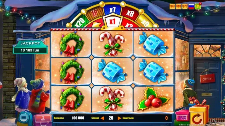 Christmas Jackpot slot screenshot 1