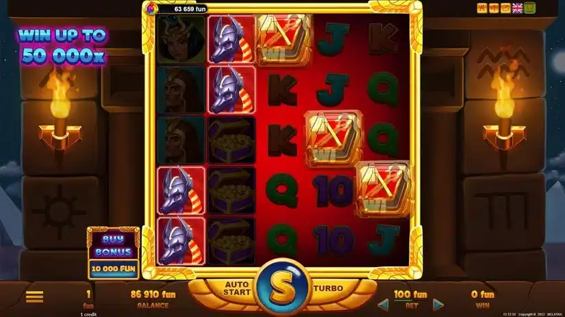 Cleo’s Book slot screenshot 3