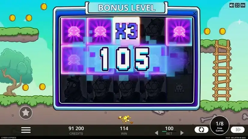 Cyber Gypsies slot screenshot 5