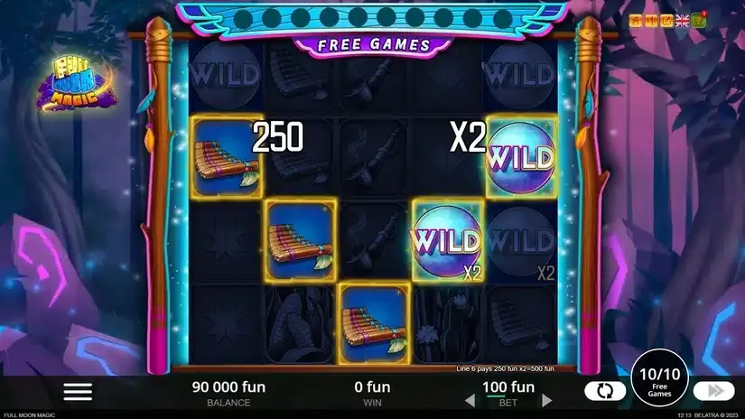 Full Moon Magic slot screenshot 5