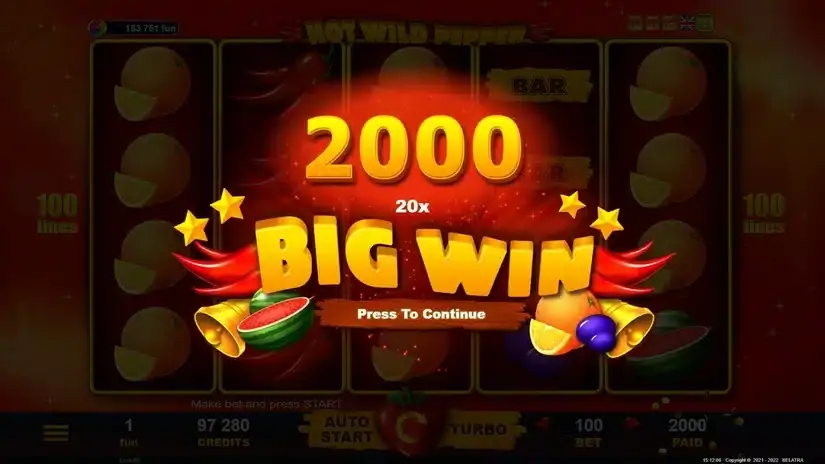 Hot Wild Pepper slot screenshot 5