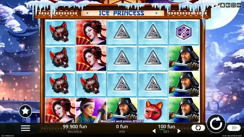 Ice Princess slot screenshot 1