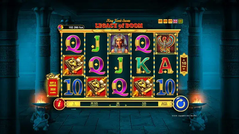 Legacy of Doom slot screenshot 2